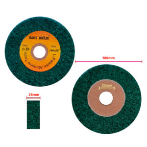 Disco pre-pulido · Verde Scotch P180
